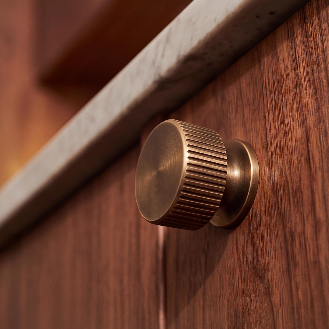 Modern Brass Cabinet Hardware Set with Antique Finish for Drawers and Cabinets
