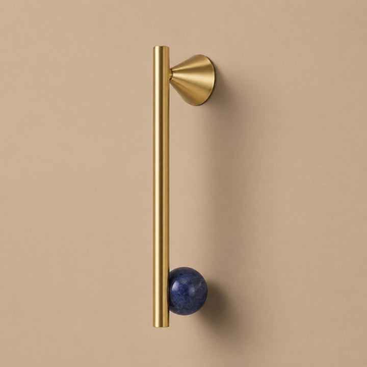 Modern Crystal Drawer Pulls and Knobs Set with Rust-Resistant Brass Finish for Kitchen Cabinets