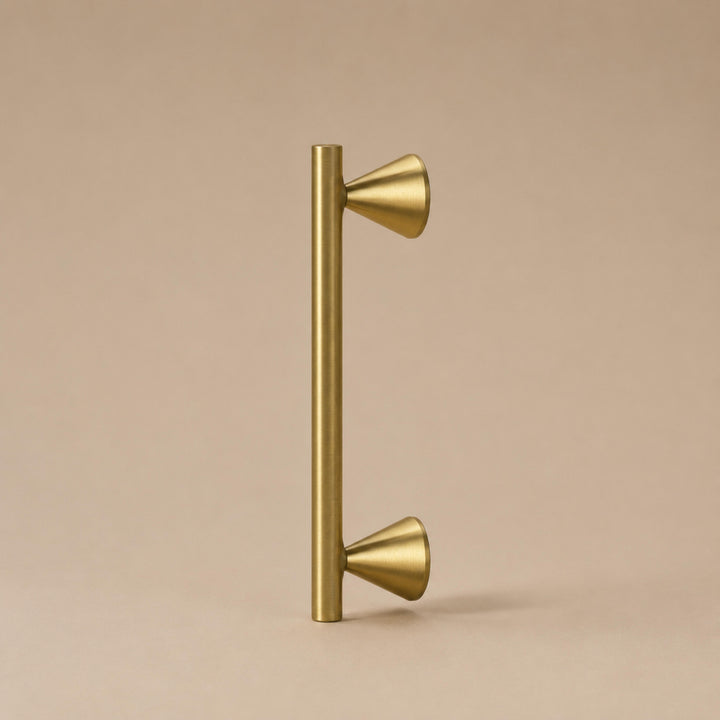 Modern Crystal Drawer Pulls and Knobs Set with Rust-Resistant Brass Finish for Kitchen Cabinets