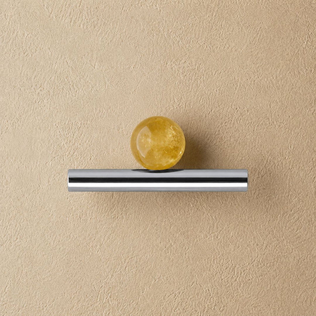Modern Crystal Drawer Pulls and Knobs Set with Rust-Resistant Brass Finish for Kitchen Cabinets