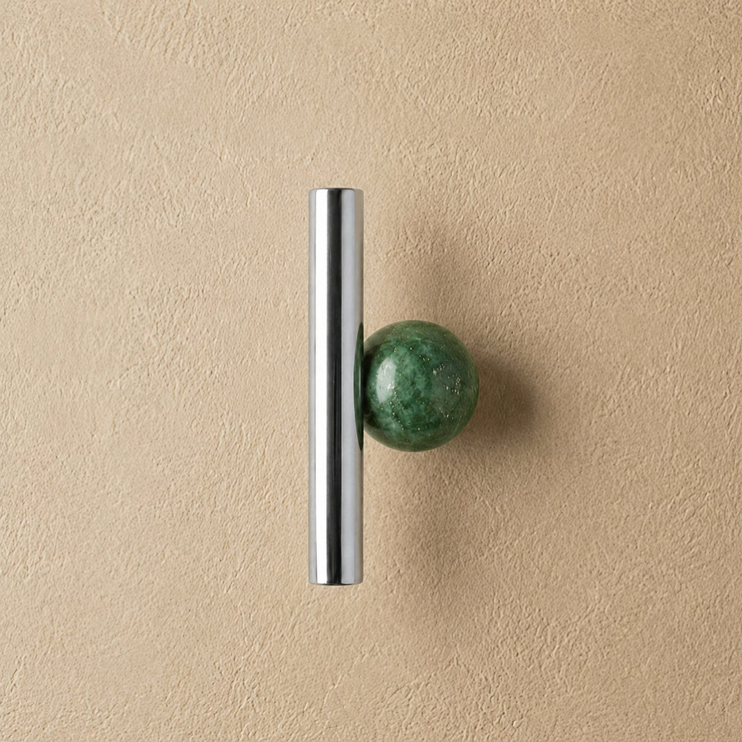 Modern Crystal Drawer Pulls and Knobs Set with Rust-Resistant Brass Finish for Kitchen Cabinets
