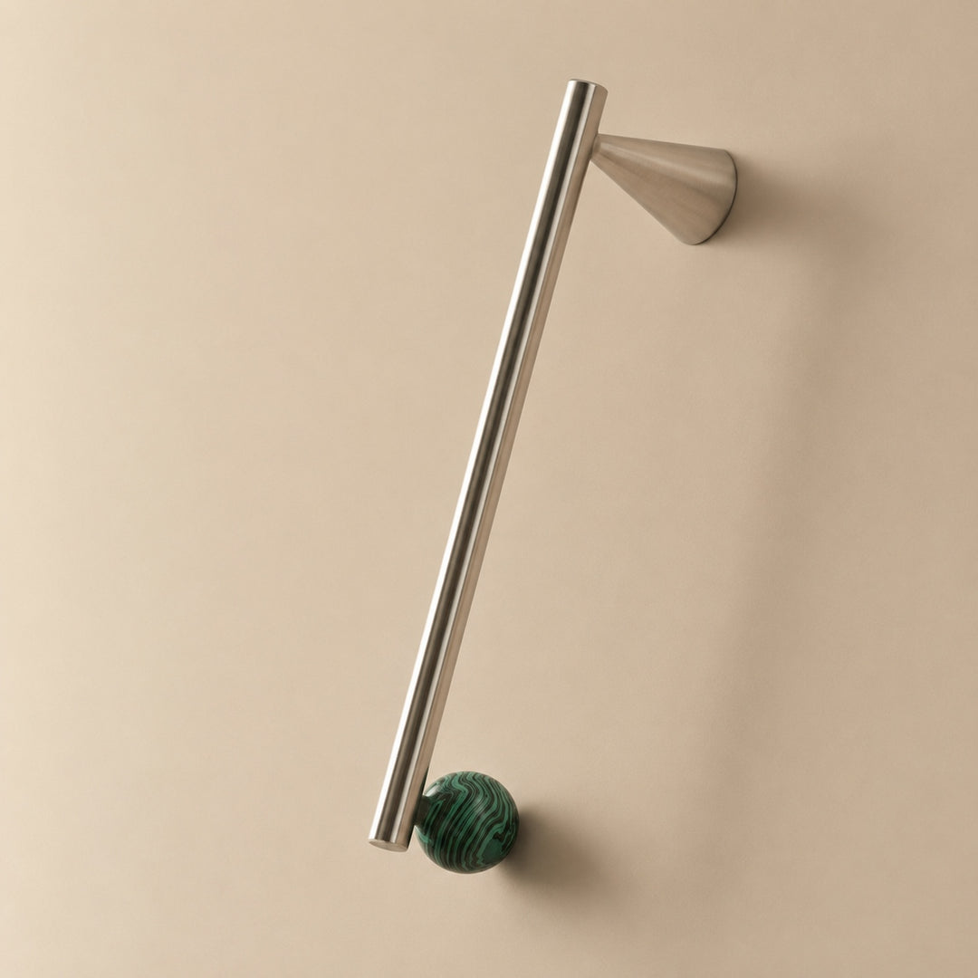 Modern Crystal Drawer Pulls and Knobs Set with Rust-Resistant Brass Finish for Kitchen Cabinets