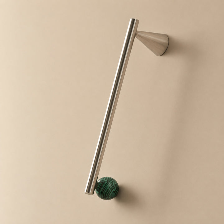 Modern Crystal Drawer Pulls and Knobs Set with Rust-Resistant Brass Finish for Kitchen Cabinets