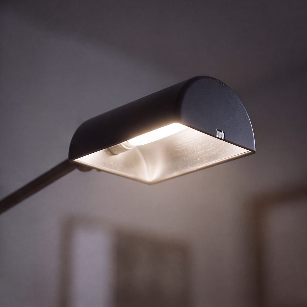 Modern Floor Lamp Adjustable Height Metal Shade LED Lighting for Living Room