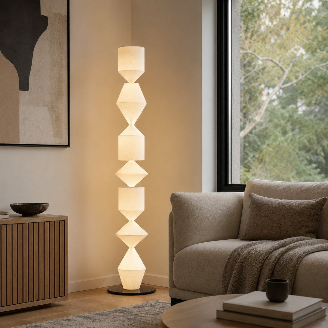 Modern Floor Lamp Adjustable Iron Body Indirect Lighting E26 E27 Socket for Living Room