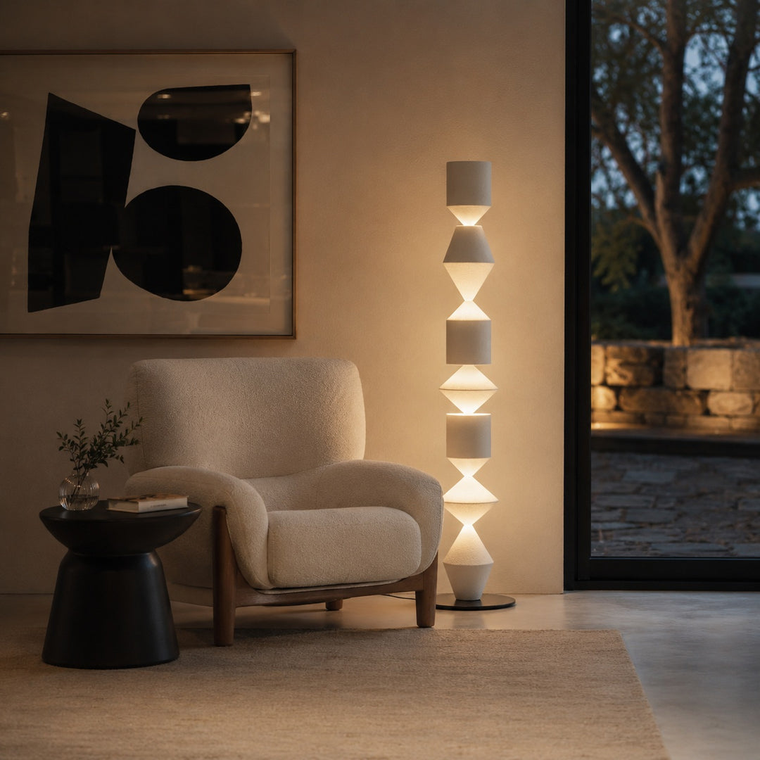 Modern Floor Lamp Adjustable Iron Body Indirect Lighting E26 E27 Socket for Living Room