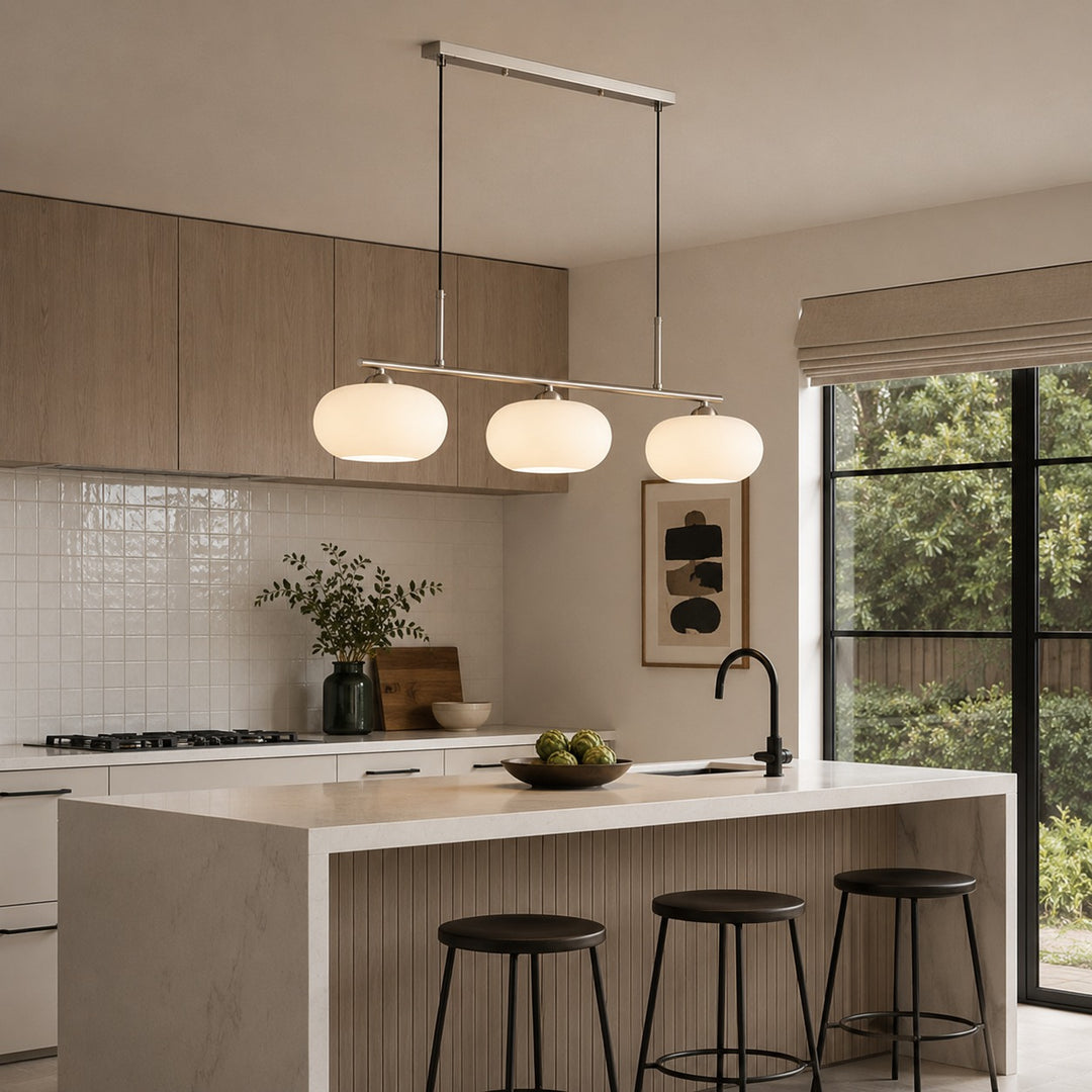 Modern Hanging Black Pendant Light Adjustable Metal LED Fixture for Indoor Use