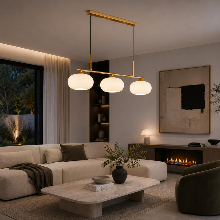 Modern Hanging Black Pendant Light Adjustable Metal LED Fixture for Indoor Use