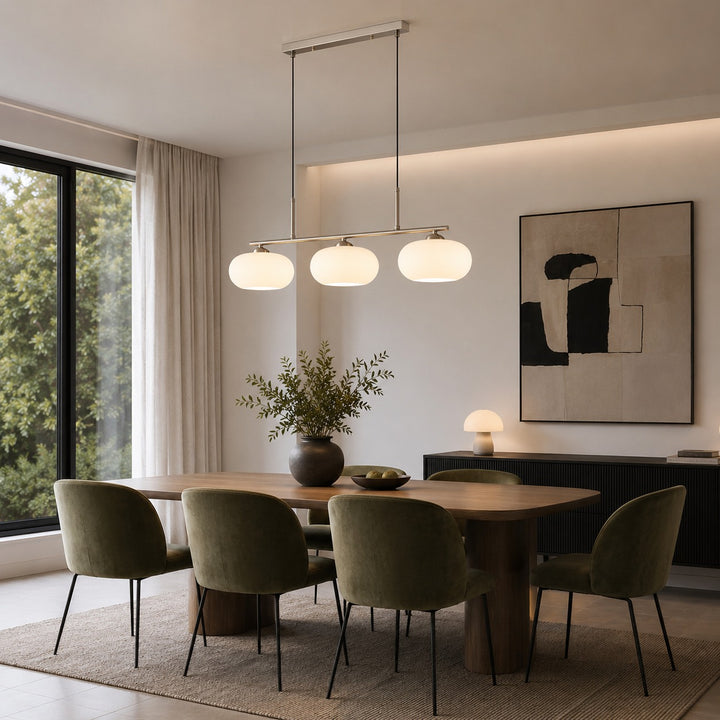 Modern Hanging Black Pendant Light Adjustable Metal LED Fixture for Indoor Use