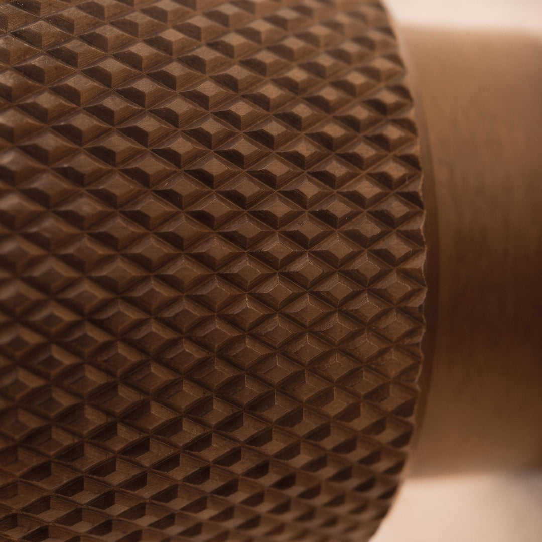 Modern Knurled Cabinet Handles and Knobs Set with Textured Grip for Easy Installation in Durable Metal