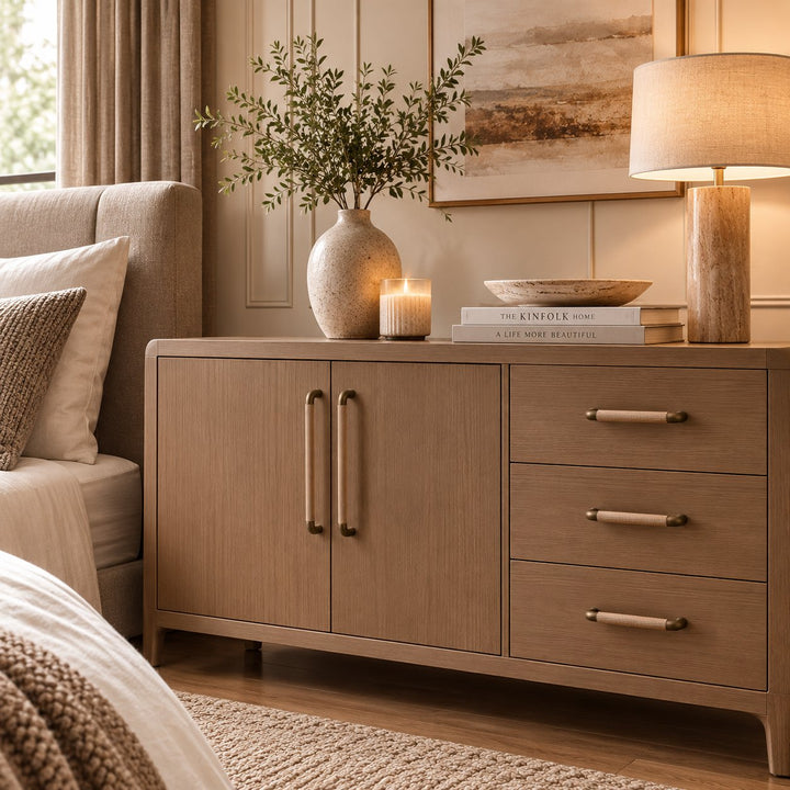 Modern Knurled Cabinet Handles and Knobs Set with Textured Grip for Easy Installation in Durable Metal