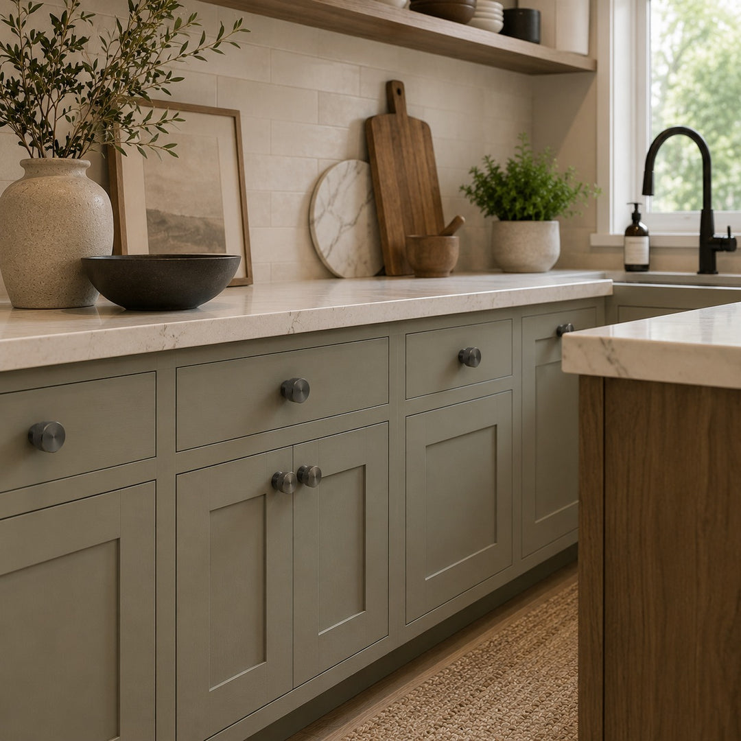 Modern Knurled Cabinet Handles and Knobs Set with Textured Grip for Easy Installation in Durable Metal