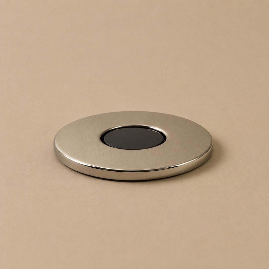 Modern Magnetic Door Stop Brass Concealed Design Durable Tripping Prevention Mechanism