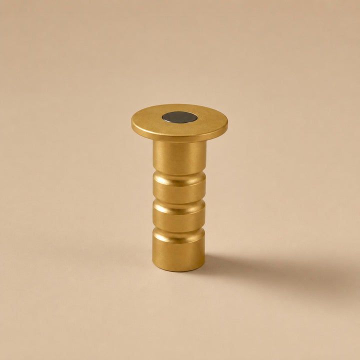 Modern Magnetic Door Stop Brass Concealed Design Durable Tripping Prevention Mechanism