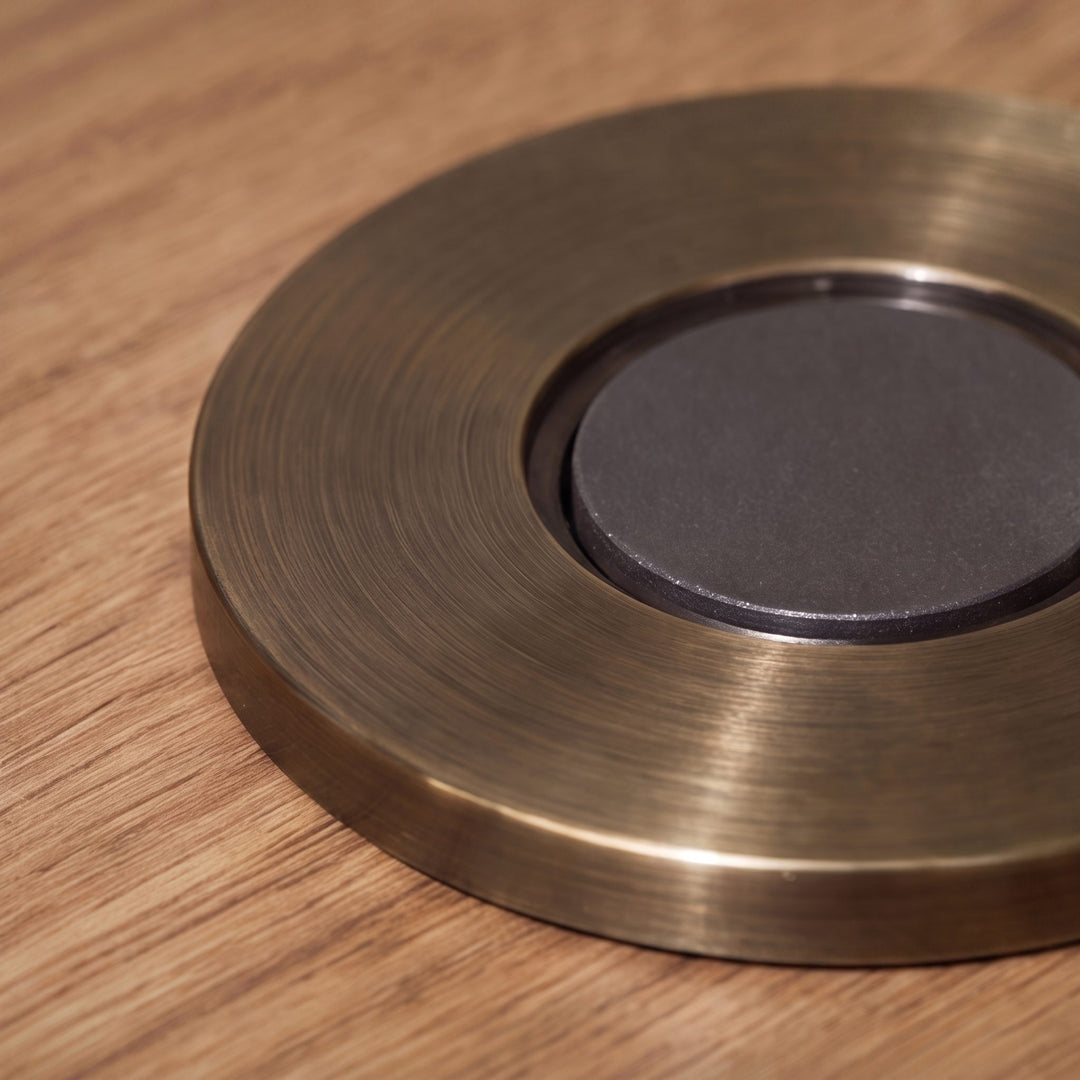 Modern Magnetic Door Stop Brass Concealed Design Durable Tripping Prevention Mechanism