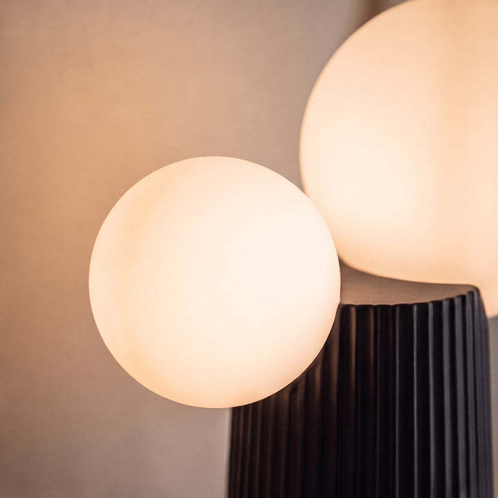 Modern Table Lamp Adjustable Height Resin Indoor LED Light with Inline Switch