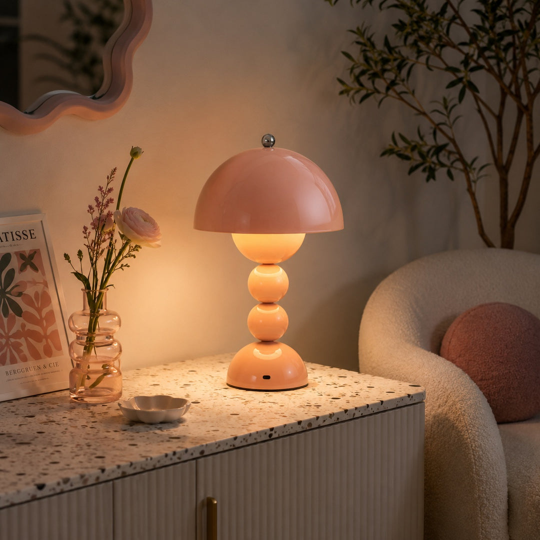 Nordic Style Table Lamp Portable Acrylic LED Touch Control Indoor Lighting USB Powered