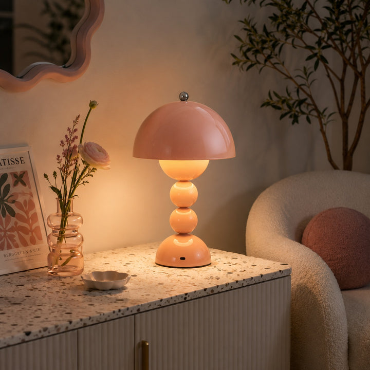 Nordic Style Table Lamp Portable Acrylic LED Touch Control Indoor Lighting USB Powered
