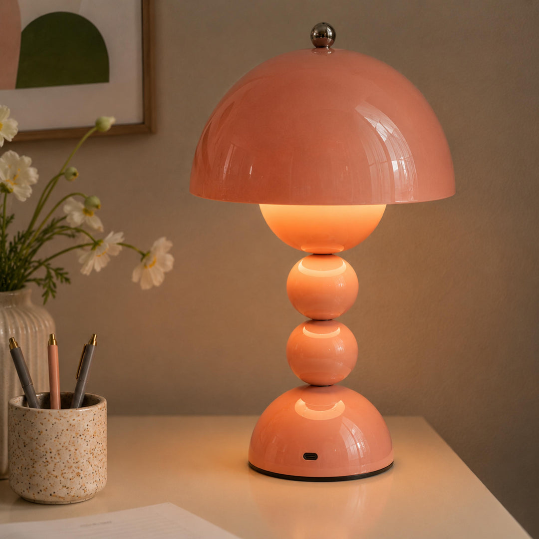 Nordic Style Table Lamp Portable Acrylic LED Touch Control Indoor Lighting USB Powered