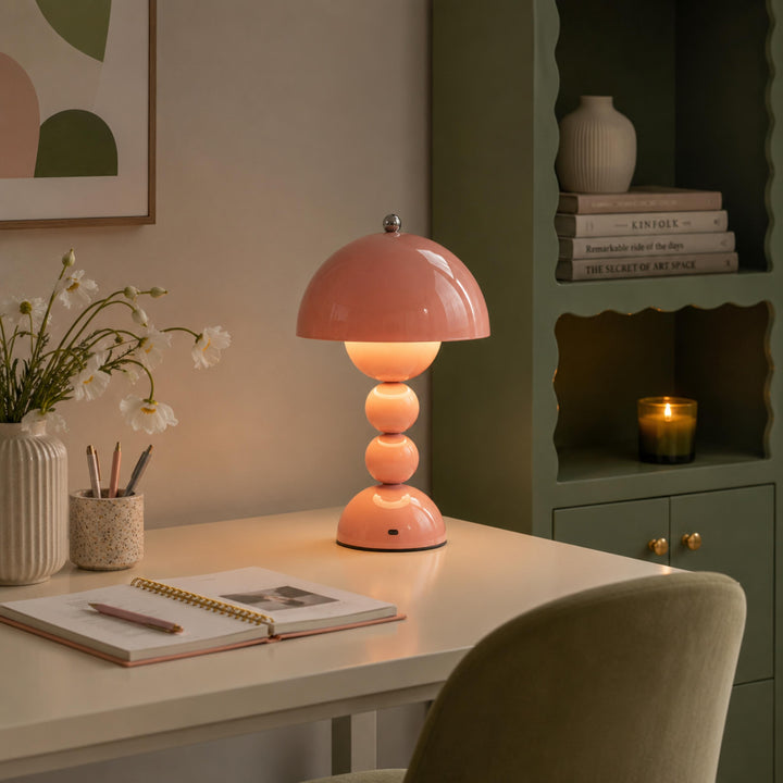 Nordic Style Table Lamp Portable Acrylic LED Touch Control Indoor Lighting USB Powered