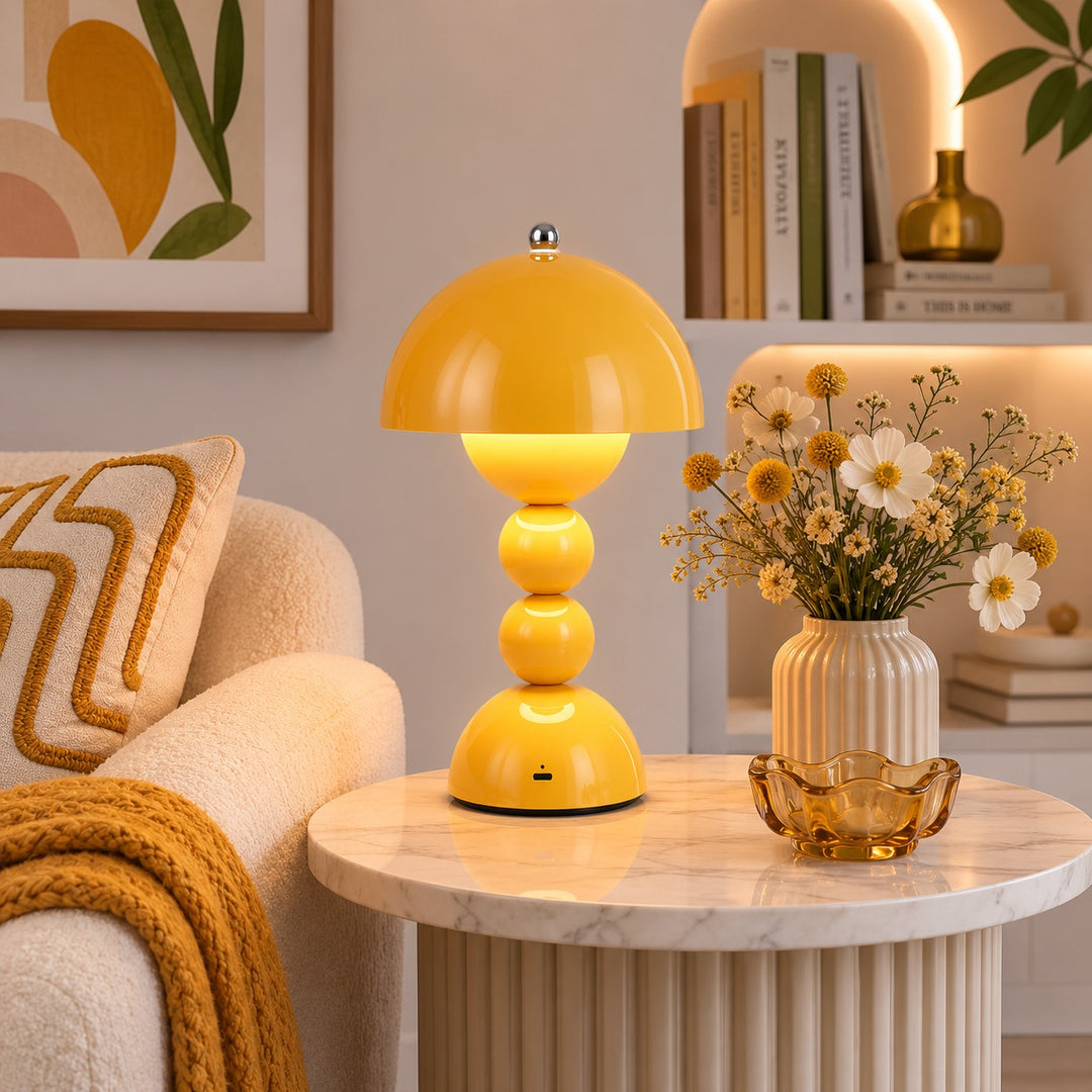 Nordic Style Table Lamp Portable Acrylic LED Touch Control Indoor Lighting USB Powered
