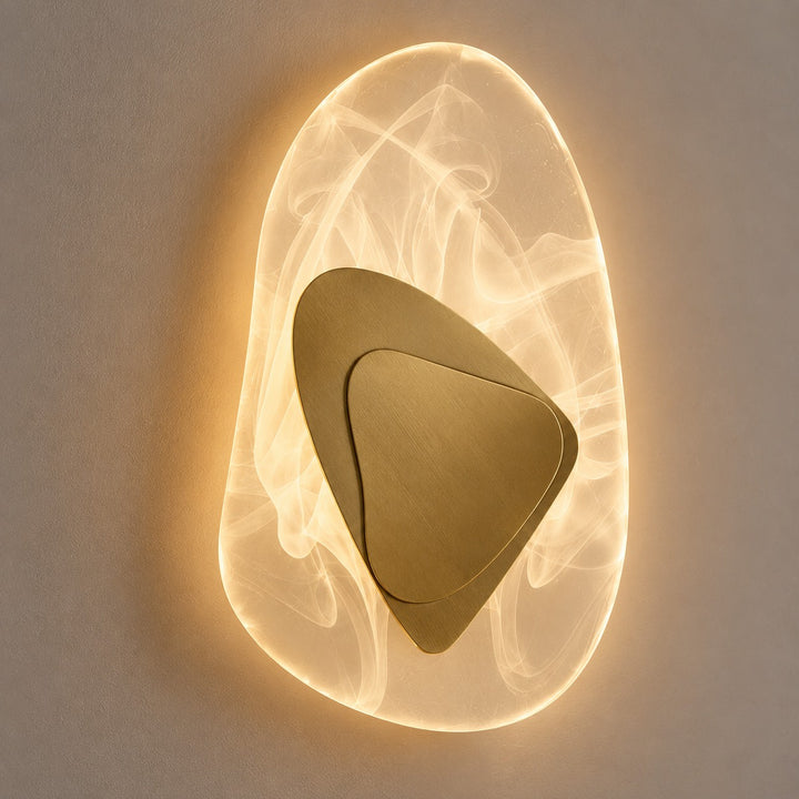 Modern Wall Light Wall Mounted Iron and Crystal LED Adjustable Warm and Cool White