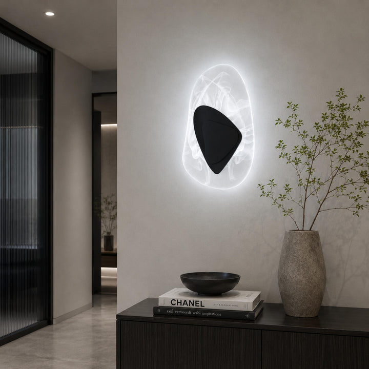 Modern Wall Light Wall Mounted Iron and Crystal LED Adjustable Warm and Cool White
