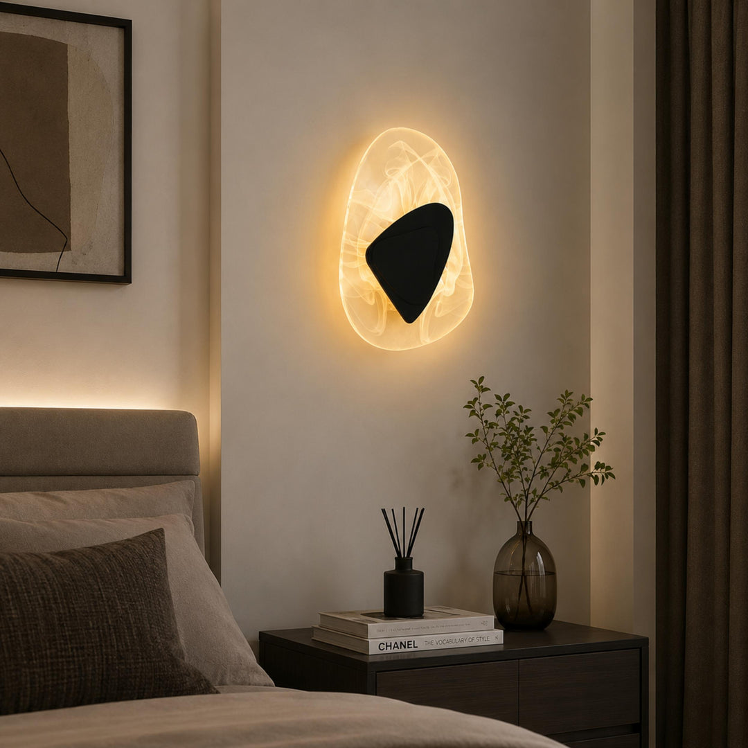 Modern Wall Light Wall Mounted Iron and Crystal LED Adjustable Warm and Cool White
