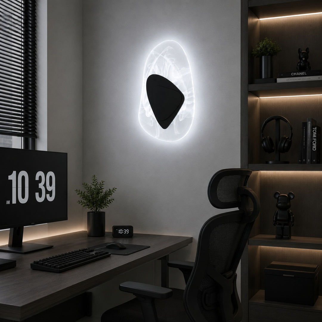 Modern Wall Light Wall Mounted Iron and Crystal LED Adjustable Warm and Cool White