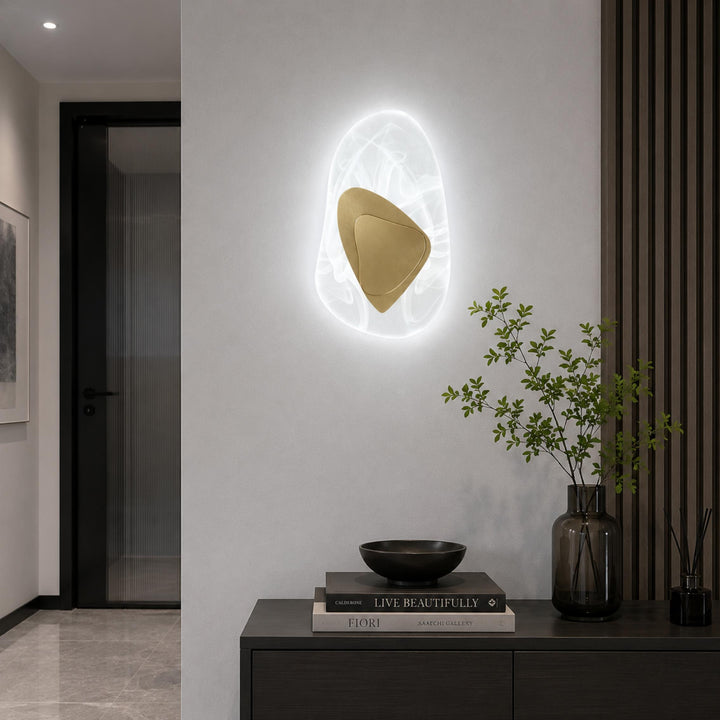 Modern Wall Light Wall Mounted Iron and Crystal LED Adjustable Warm and Cool White