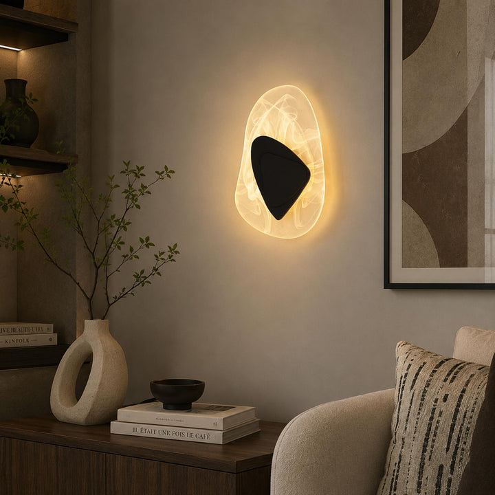 Modern Wall Light Wall Mounted Iron and Crystal LED Adjustable Warm and Cool White