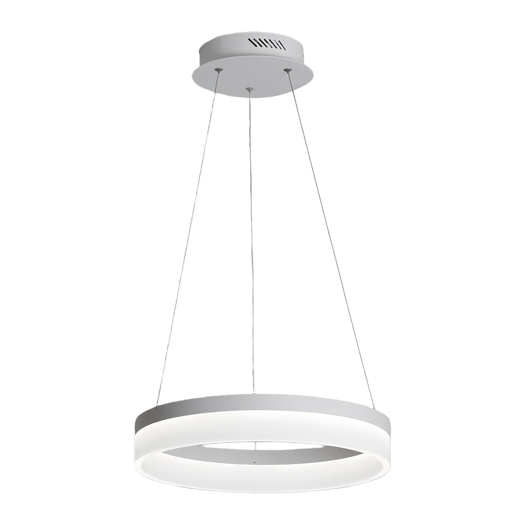 Modern Black Pendant Light Adjustable Aluminum Hanging Light with Dimmable LED and Acrylic Shade 7