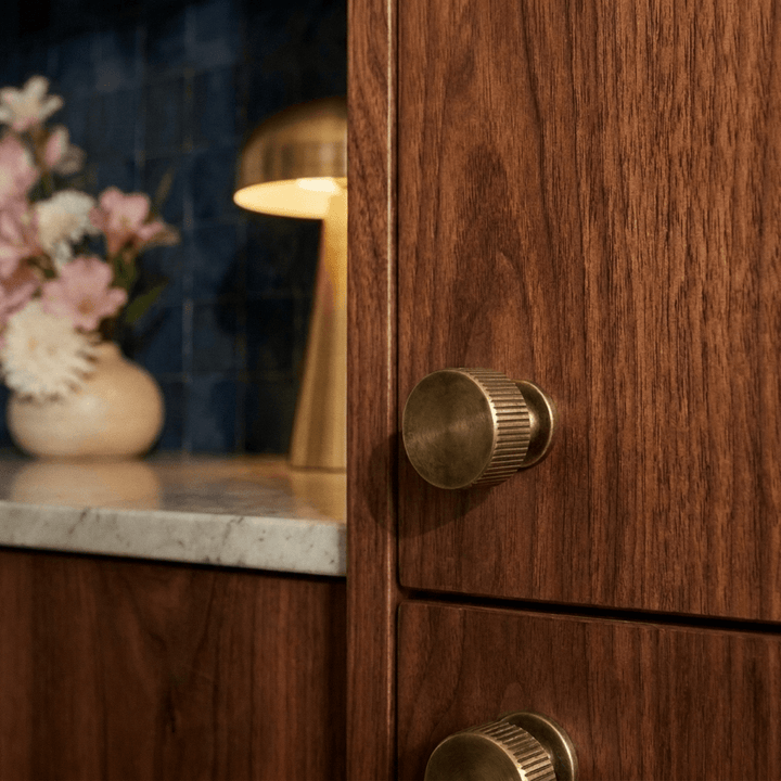 Modern Brass Cabinet Hardware Set with Antique Finish for Drawers and Cabinets 7