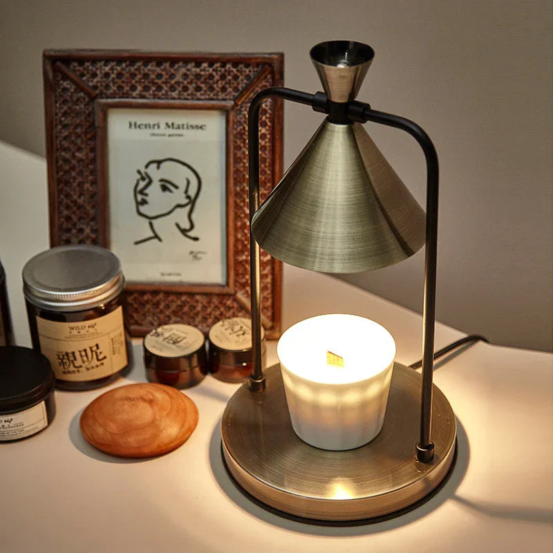 Modern Candle Warmer Lamp Adjustable Metal Design Halogen Light Source with Dimmable Function 3