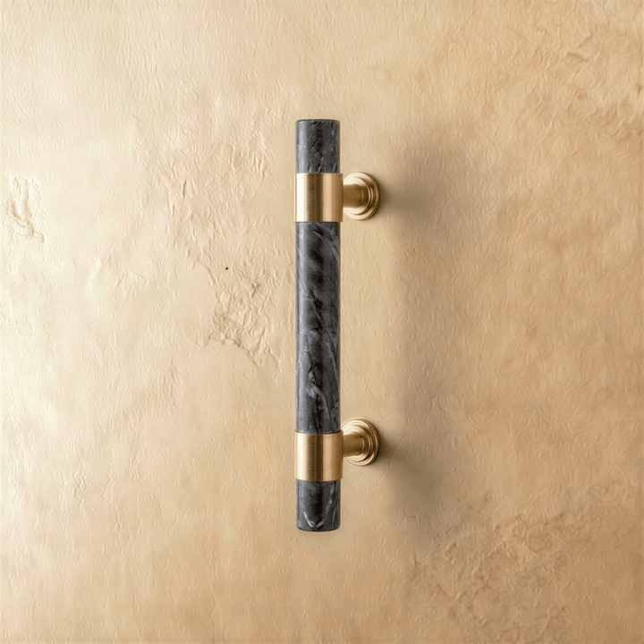Modern Kitchen Cabinet Handles With Ergonomic Design Brass And Marble Durable Finish 7