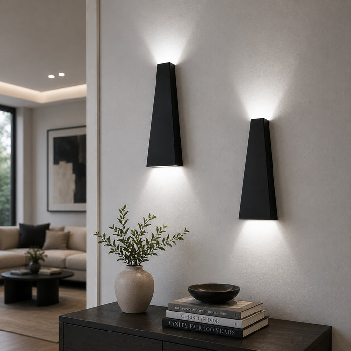 Modern LED Wall Light Up and Down Fixture Aluminum 10W Dimmable for Indoor Use