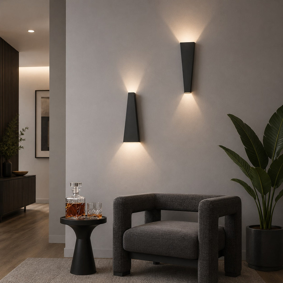 Modern LED Wall Light Up and Down Fixture Aluminum 10W Dimmable for Indoor Use