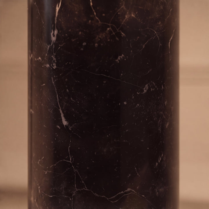 Modern Marble Table Lamp with Opaline Glass Shade and Integrated LED Touch Control