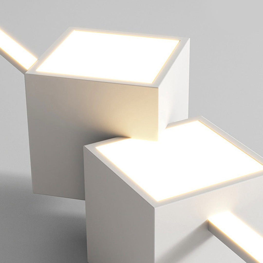 Modern Minimalist Flush Mount Ceiling Light LED Iron Acrylic Dimmable 3200 Lumens 32W 3000K-6000K 4