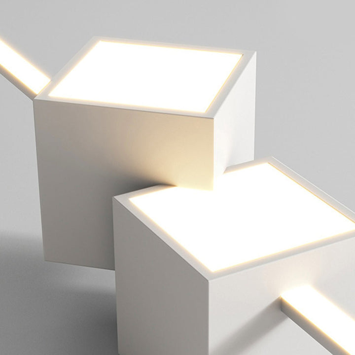 Modern Minimalist Flush Mount Ceiling Light LED Iron Acrylic Dimmable 3200 Lumens 32W 3000K-6000K 4