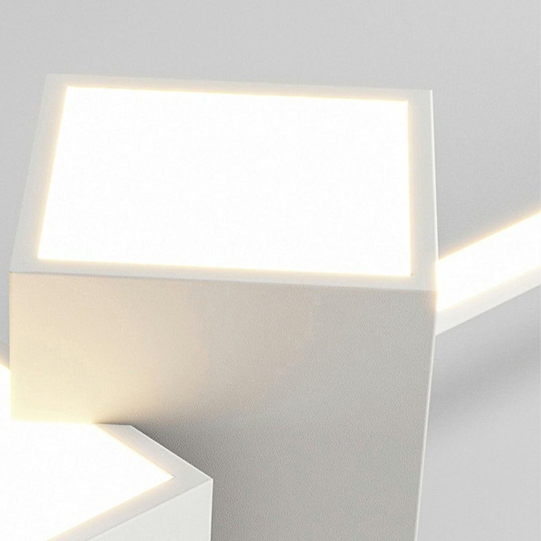 Modern Minimalist Flush Mount Ceiling Light LED Iron Acrylic Dimmable 3200 Lumens 32W 3000K-6000K 5