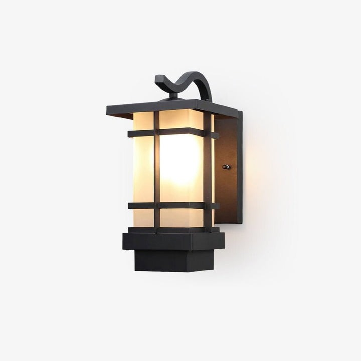Modern Outdoor Wall Lantern Adjustable Wall Mounted Aluminum Frosted Glass LED IP65 Waterproof 0