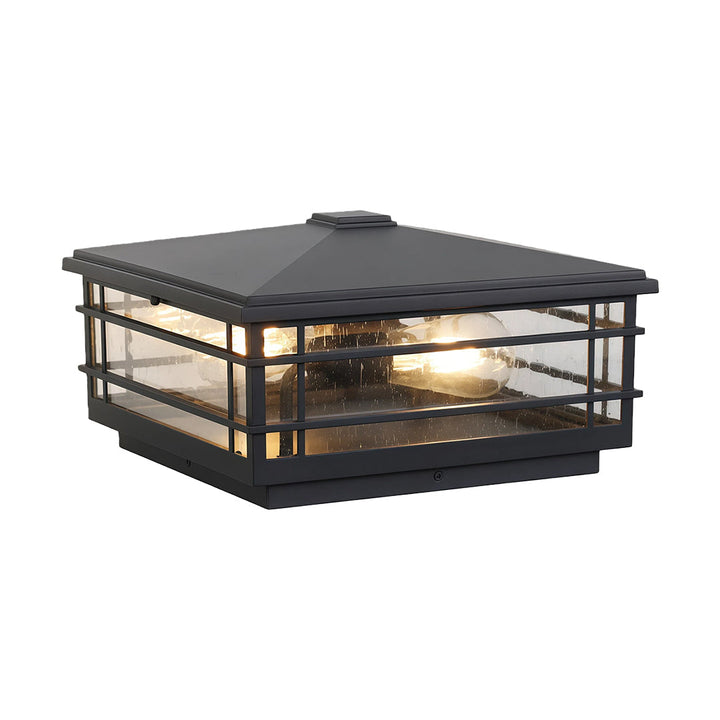 Modern Outdoor Wall Light Wall Mounted Aluminum Alloy with Transparent Glass Shade IP54 5