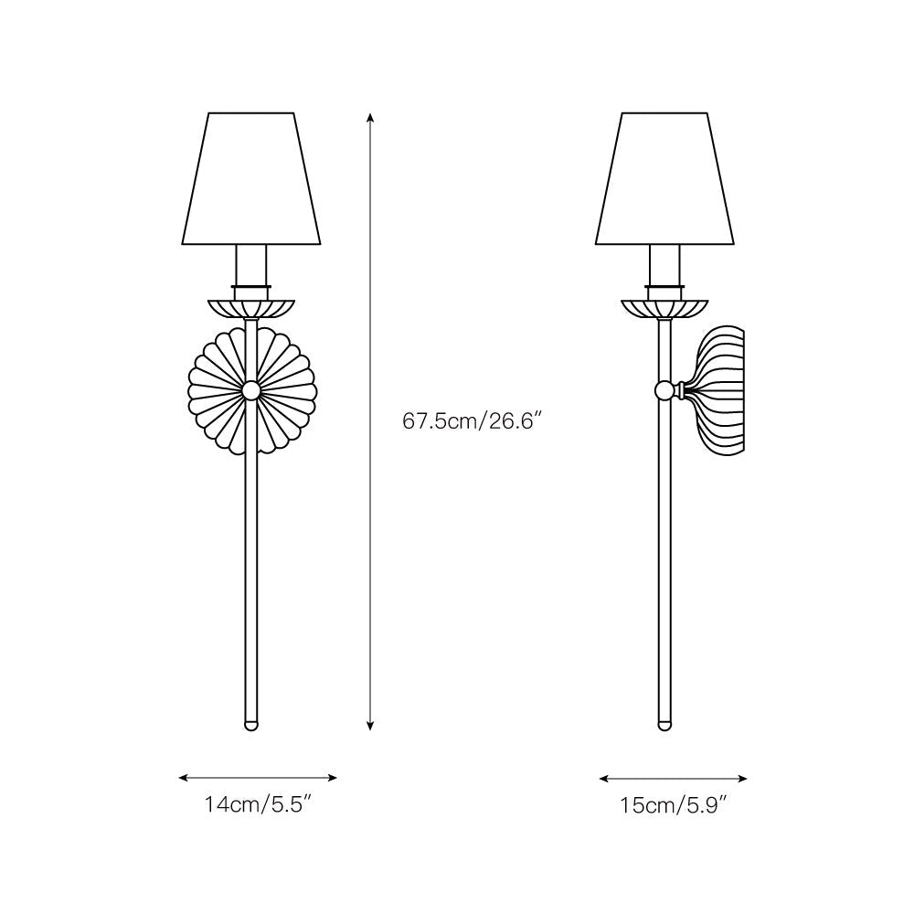 Modern Wall Light Adjustable Metal LED Fixture for Contemporary Home Decor 4