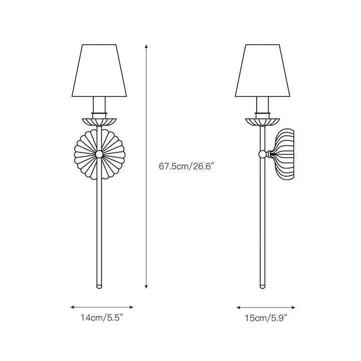 Modern Wall Light Adjustable Metal LED Fixture for Contemporary Home Decor 4