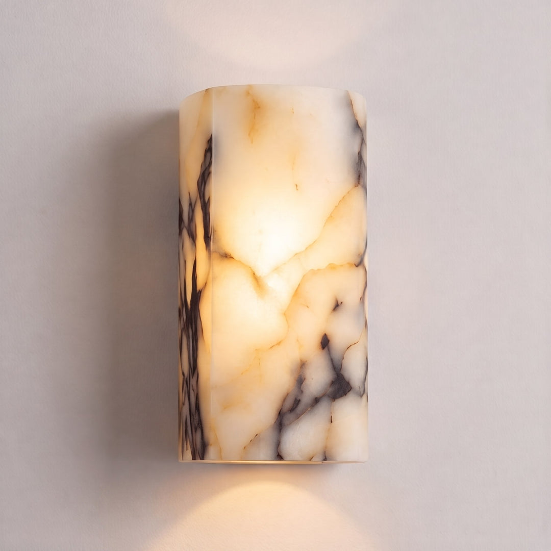 Natural Minimalist Wall Light Waterproof Stone Wall Mounted LED Fixture for Indoor Outdoor Use