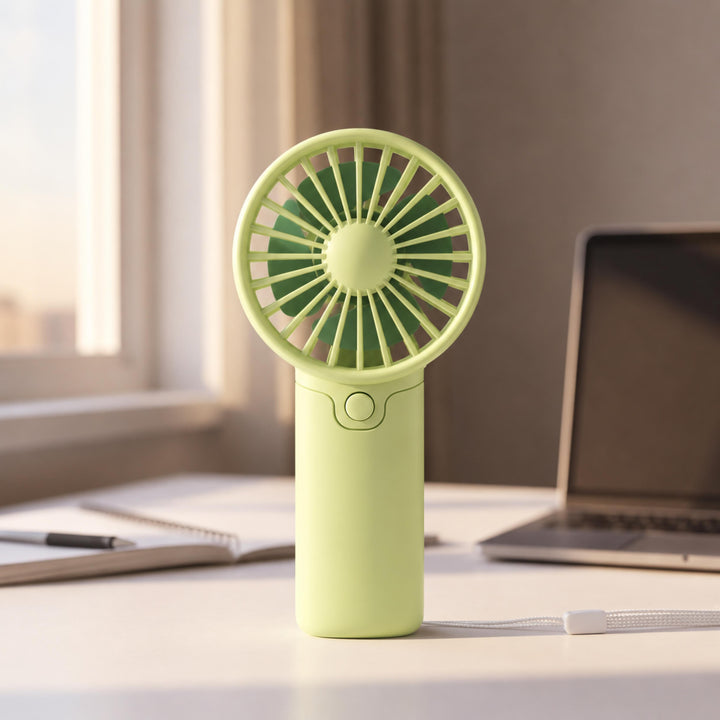 Portable Handheld Fan Lightweight Battery Operated Mini Fan with Compact Design for On-the-Go Cooling