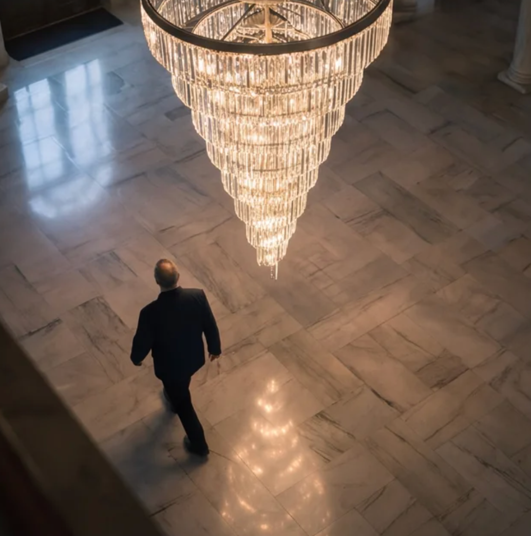 Contemporary Designer Chandelier Hanging Ceiling Light with Adjustable Chain Dimmable Crystal and Metal