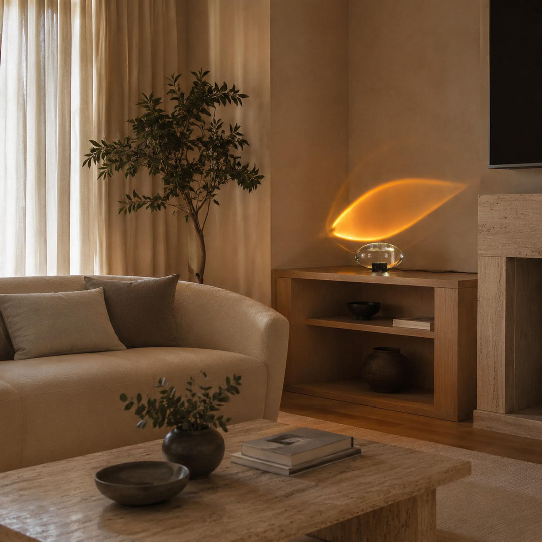 Modern Table Lamp with Adjustable Shade Metal Base LED Light Feature for Bedroom or Desk