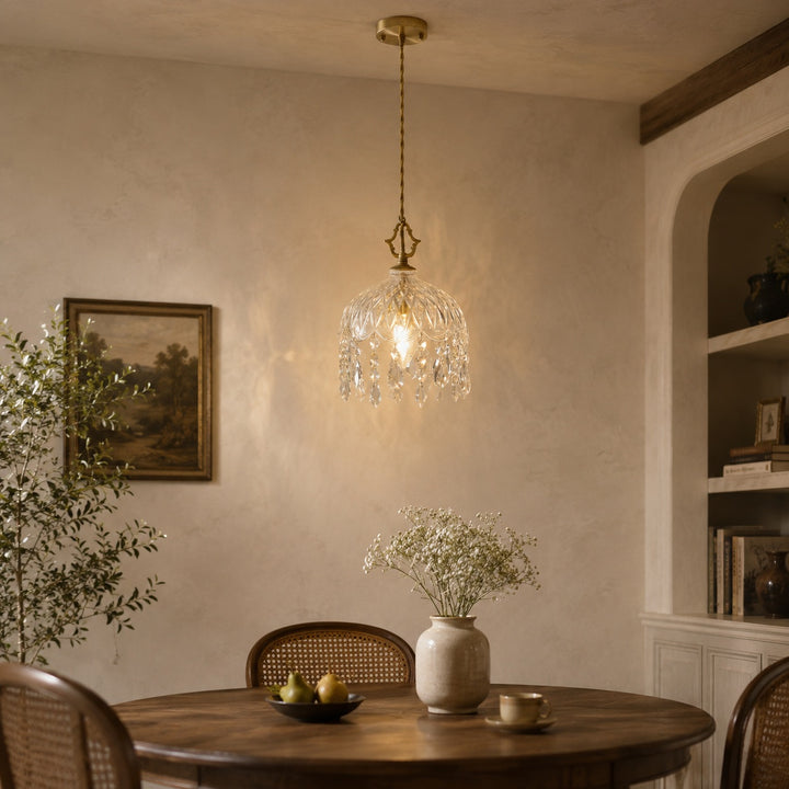 Vintage-Inspired Wall Light Copper Wall Sconce with Intricate Glass Design LED 90-260V